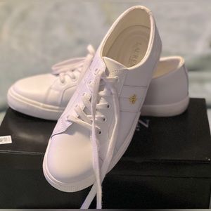 Lauren Ralph Lauren Leather White Janson Sneakers